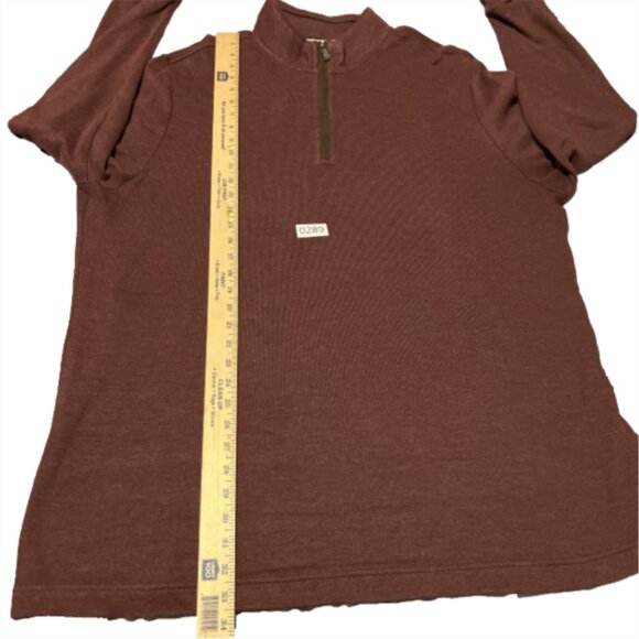 Joseph Abboud Men's 1X Long Sleeve Zipper Classic fit Collared Sweater Top - Picture 14 of 16